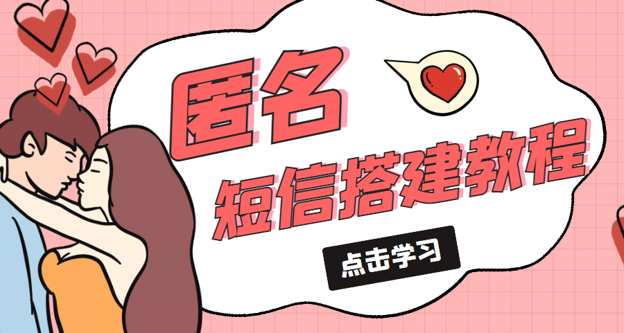 （5270期）冷门月入过万的匿名短信项目搭建教程【网站源码+网站搭建视频教程】