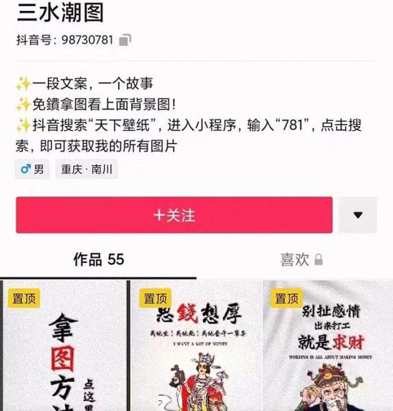 国潮壁纸变现项目，新手可操作日赚200+【素材+软件+教程】