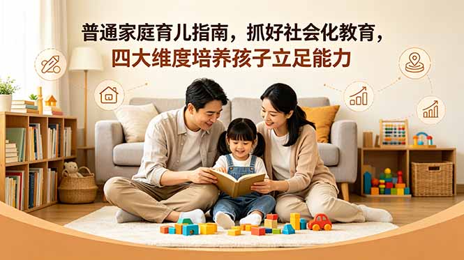 付费文章：普通家庭育儿指南，抓好社会化教育，四大维度培养孩子立足能力-798资源站