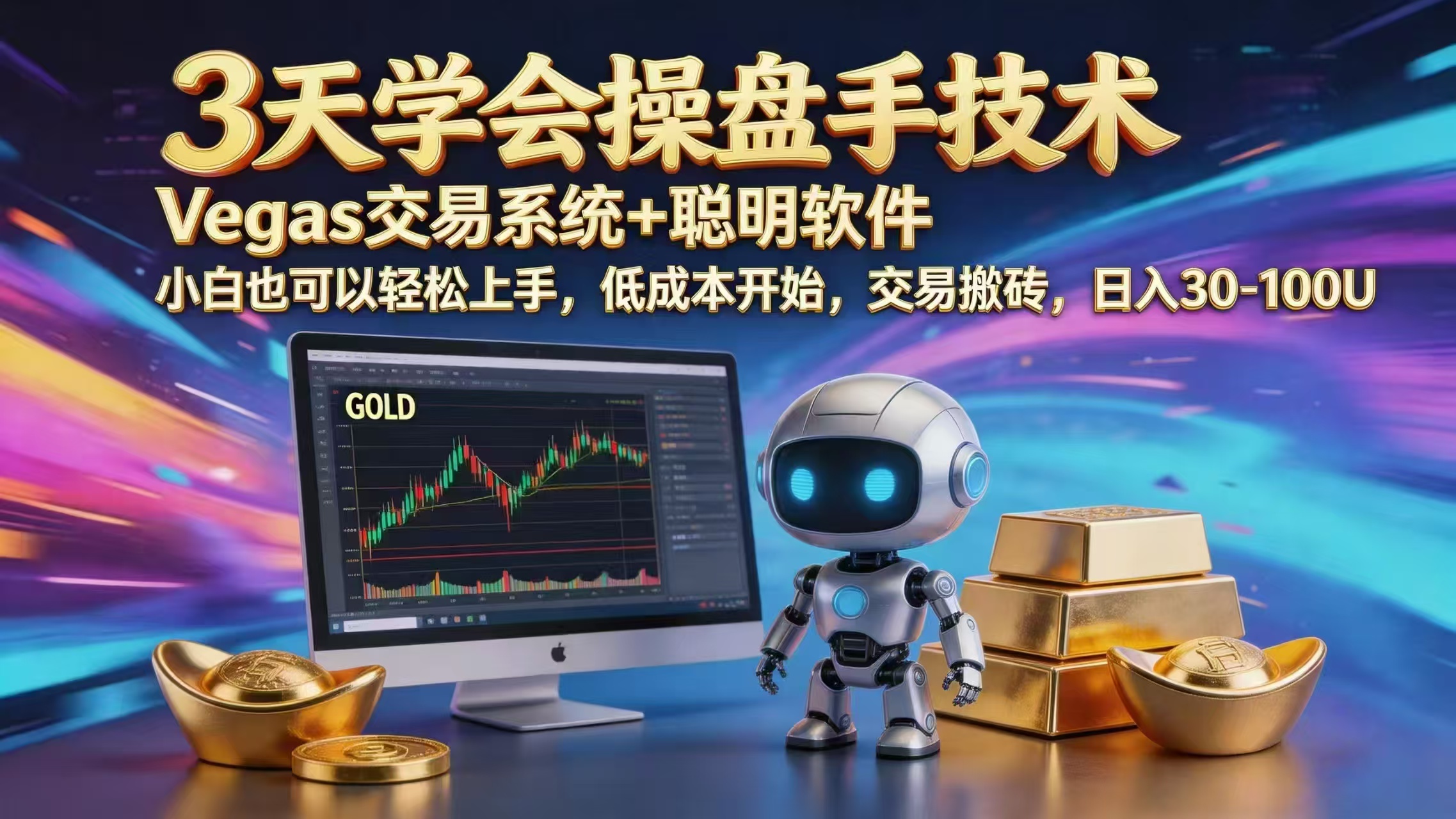 三天学会操盘手技术，vegas技术+聪明软件，小白也可以轻松上手，日入1000+-798资源站