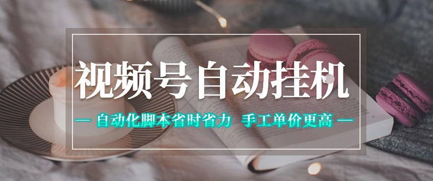 视频号自动挂G项目，自动化脚本省时省力，手工单价更高，日入300+全网最稳【揭秘】-798资源站