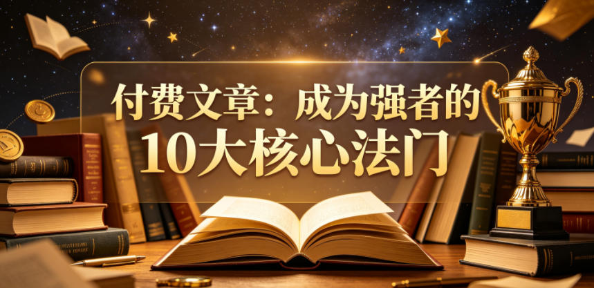 付费文章:成为强者的10大核心法门-798资源站