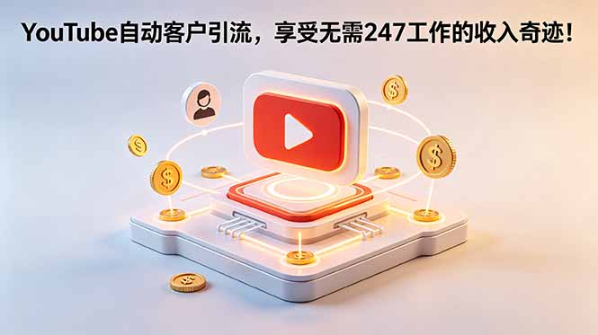 YouTube 自动客户引流，享受无需 247 工作的收入奇迹！【原创双语字幕】-798资源站