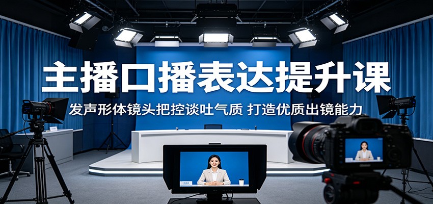 主播口播表达提升课：发声形体镜头把控谈吐气质，打造优质出镜能力优优云-闲云创业网-轻创网-中创网-福缘网-冒泡网-资源之家-魔方项目库优优云