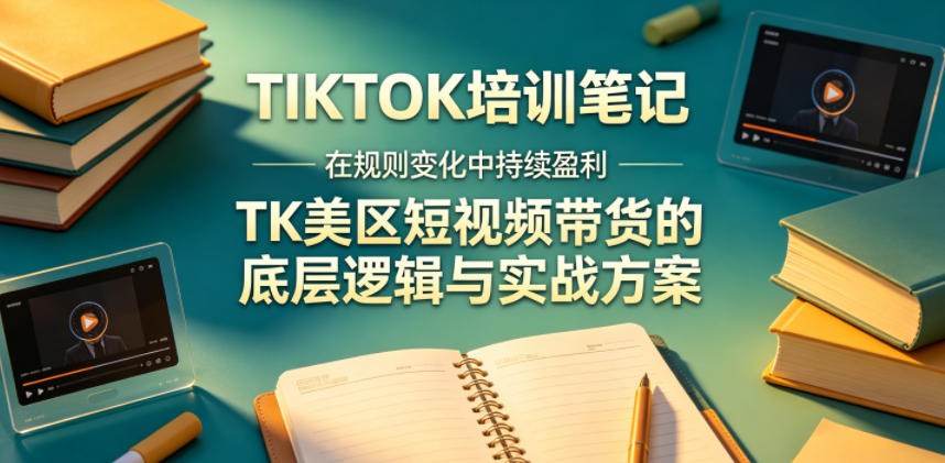 视界跨境TIKTOK4月17培训笔记,在规则变化中持续盈利,TK美区短视频带货的底层逻辑与实战方案【文档】-798资源站