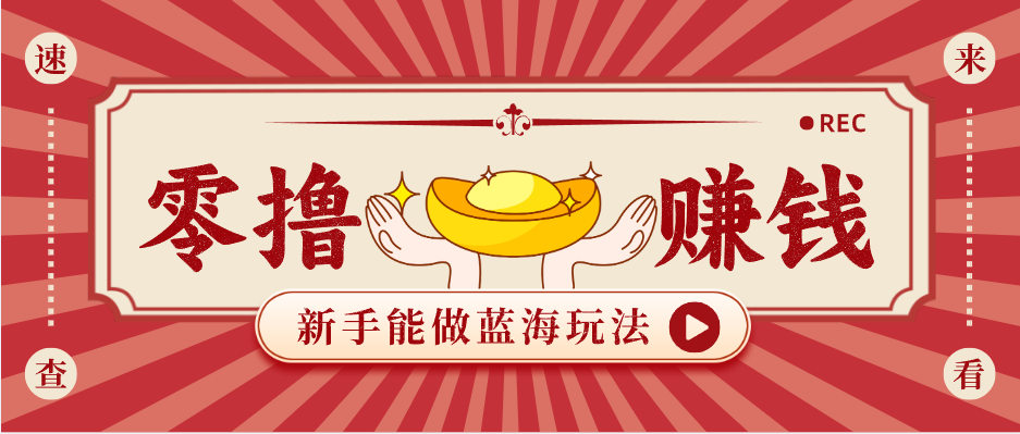 新手也能变现的蓝海玩法,一个人人能做的项目,需求量极大日入300+!