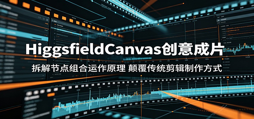 HiggsfieldCanvas创意成片：拆解节点组合运作原理，颠覆传统剪辑制作方式-798资源站