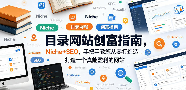目录网站创富指南，Niche+SEO，手把手教您从零打造打造一个真能盈利的网站【原创双语字幕】-798资源站