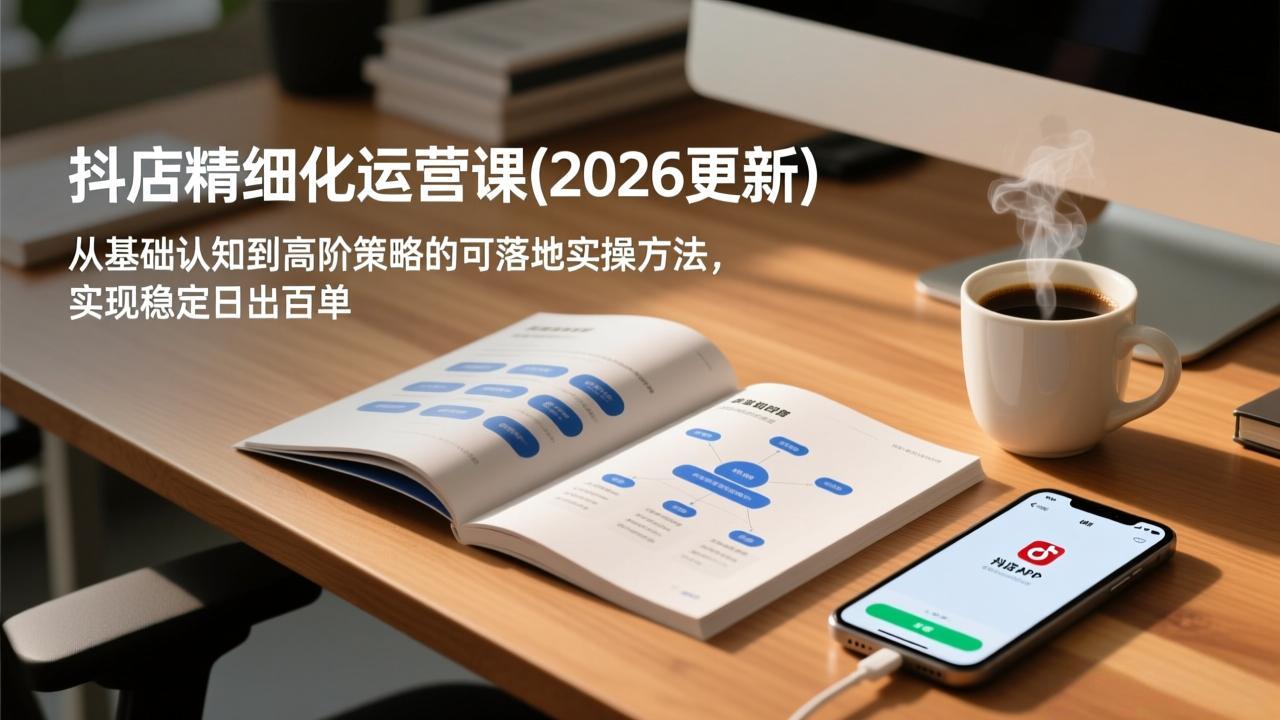 抖店精细化运营课(更新6月来宝云总站-闲云创业网-老谢轻创网-中创网-福缘网-冒泡网-资源之家-魔方项目库来宝云总站