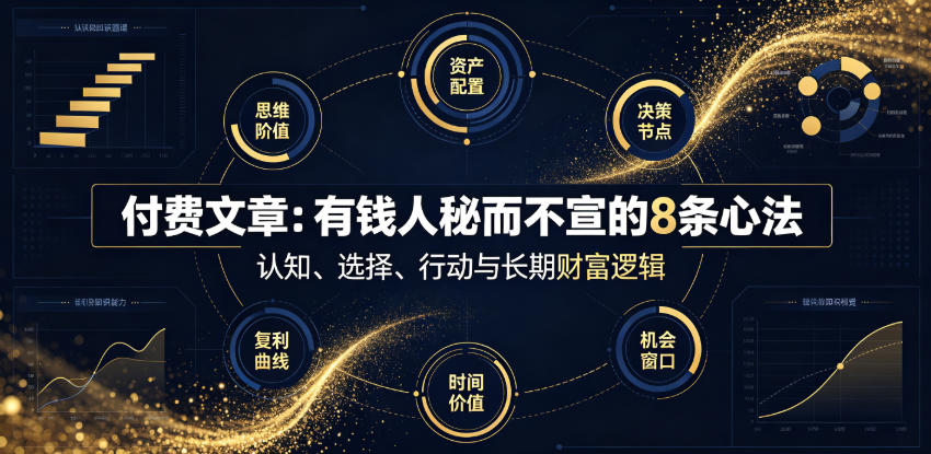 付费文章:有钱人秘而不宣的8条心法-798资源站